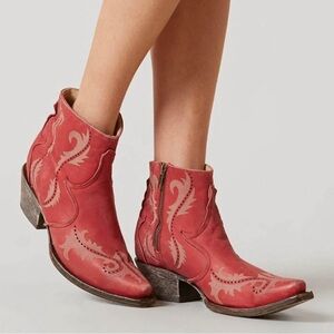 Corral Red Booties